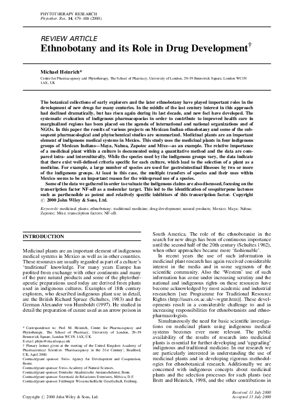 Application of ethnobotany picture