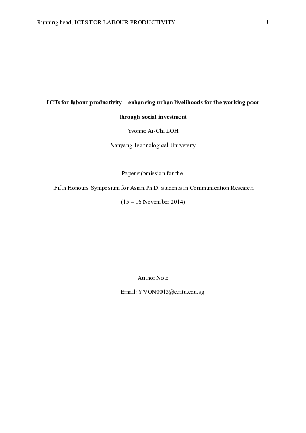 Types of urban livelihood picture