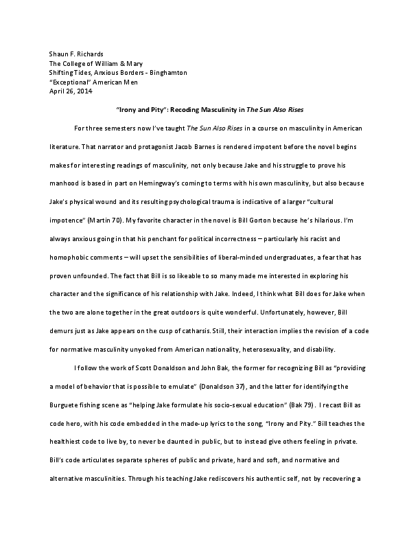 Ernest hemingway best short stories pdf picture