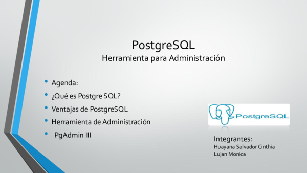 (PPT) Postgre SQL