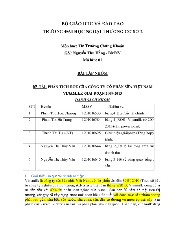 Vinamilk company introduction picture