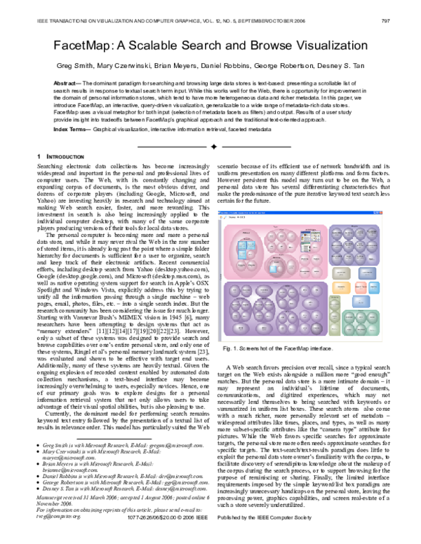 (PDF) FacetMap: A Scalable Search and Browse Visualization