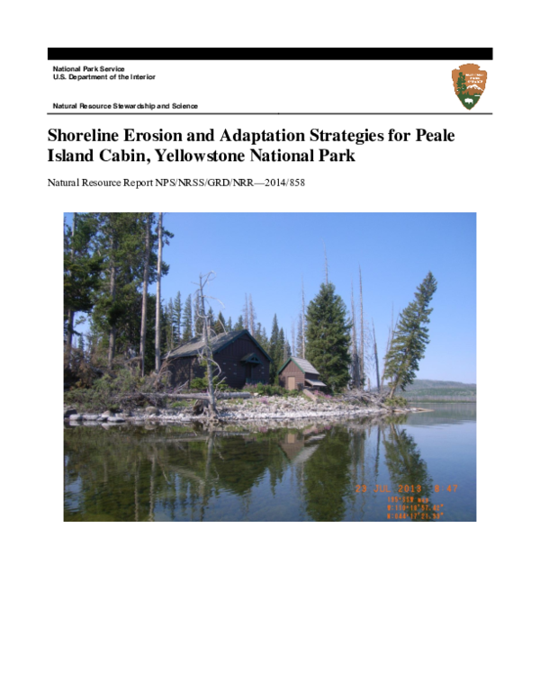 Shoreline Erosion and Adaptation Strategies for Peale Island Cabin