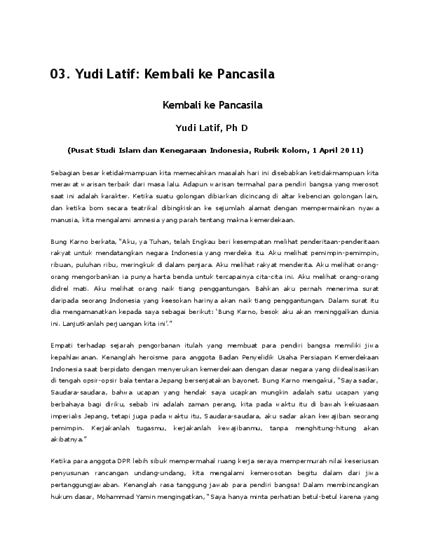 (DOC) Makalah yudi latif Poppy Senira Asrul Academia.edu