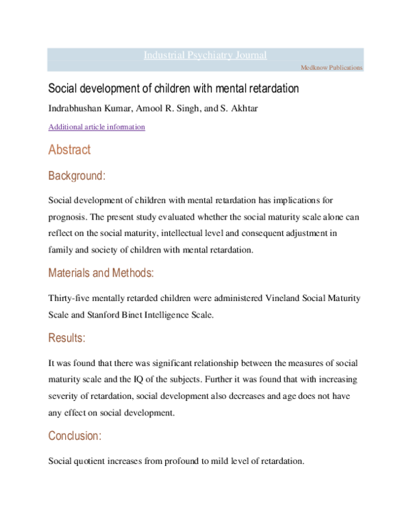 (PDF) A comparison of the psychometric and clinical methods of