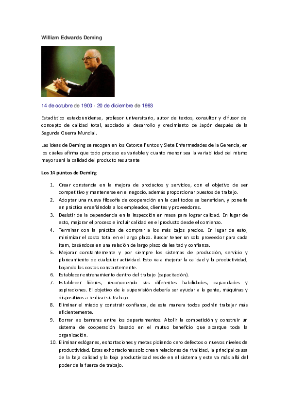 (DOC) William Edwards Deming