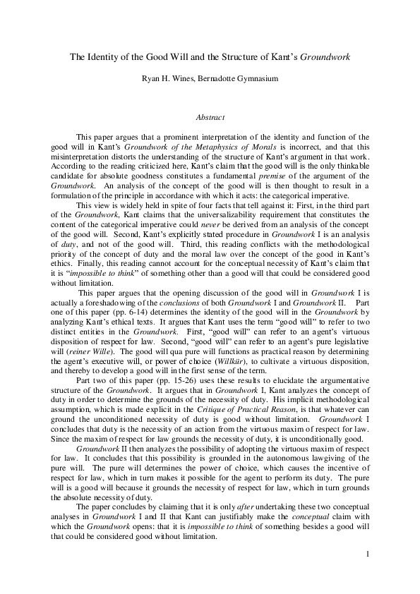 Immanuel kant contribution image