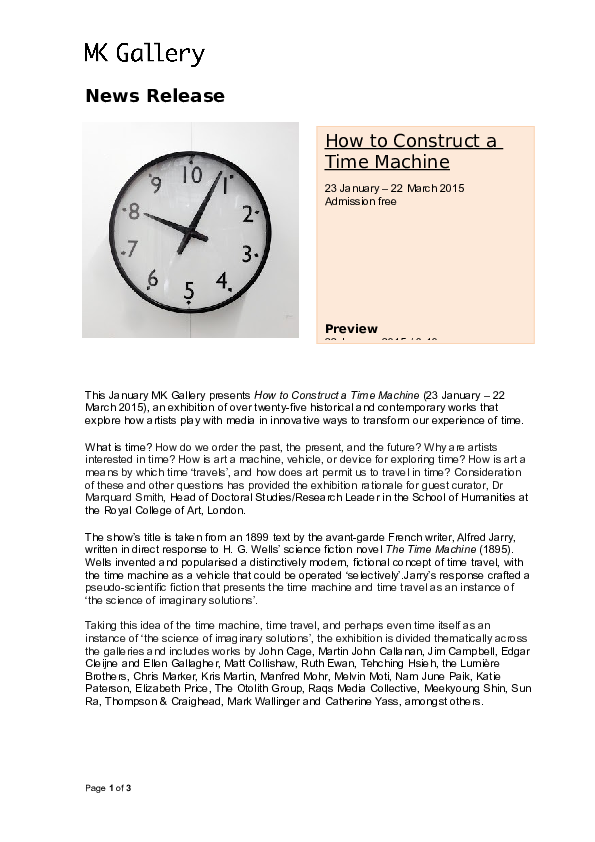 (DOC) How to Construct a Time Machine