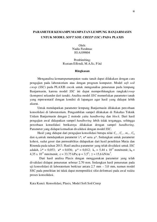 Soil creep example picture