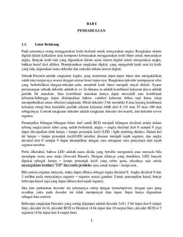 (DOC) makalah decoder dengan IC