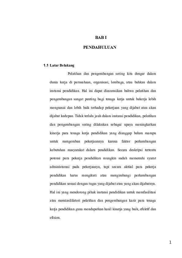 Doc 2 Sim Pendidikan Pelatihan Sdm Atif Svaiedz Academia Edu