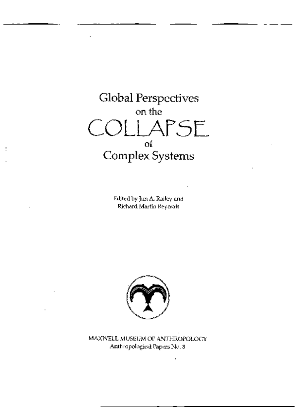 (PDF) Global Perspectives on the COLLAF5E of Complex Systems
