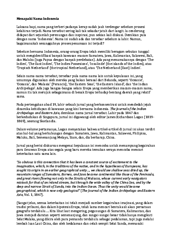 Malay Archipelago Research Papers Academia Edu