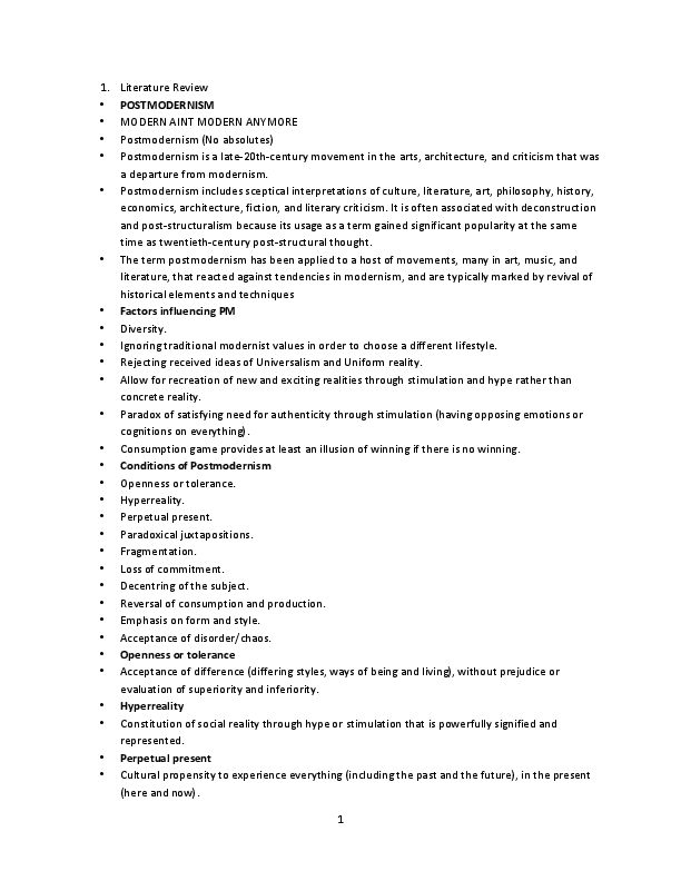 Modernism in literature examples image