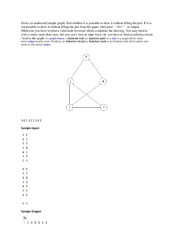 (PDF) Given an undirected simple graph