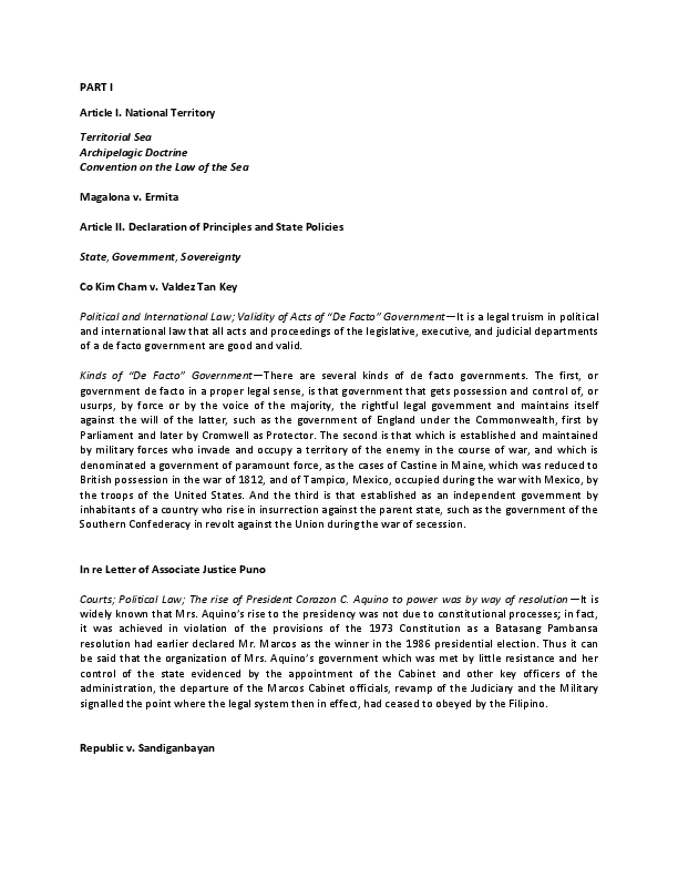 (DOC) POLITICAL LAW CASE DOCTRINES Sei David Academia.edu