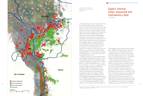 (PDF) Egypt's Informal Areas: Inaccurate and Contradictory Data