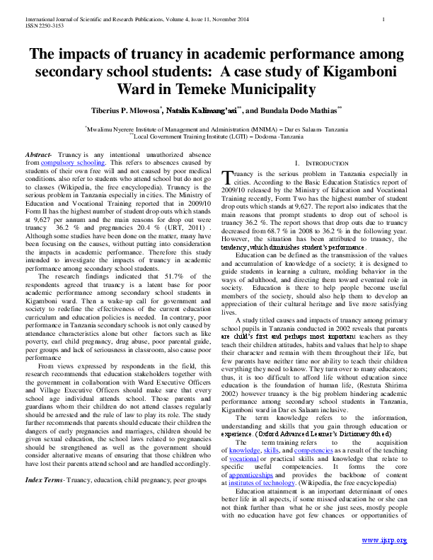 Truancy case study image