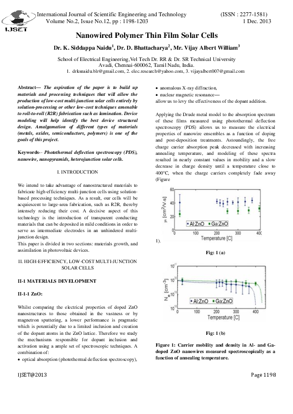 (PDF) Nanowired Polymer Thin Film Solar Cells