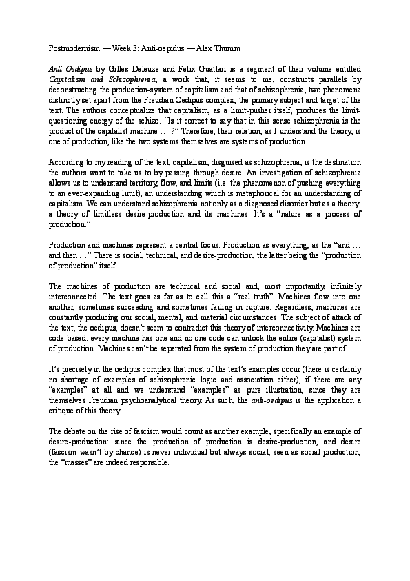 Oedipus review essay image