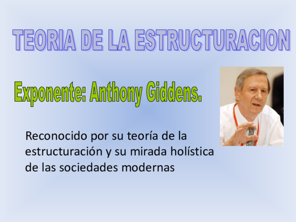 (PPT) Giddens Teoria de la Estructuracion Final