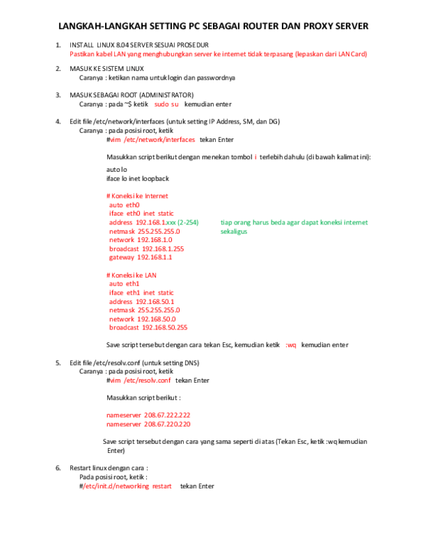 Pdf Setting Up A Pc As Router And Proxy Server Pdf Setting Up A Pc As Router And Proxy Server