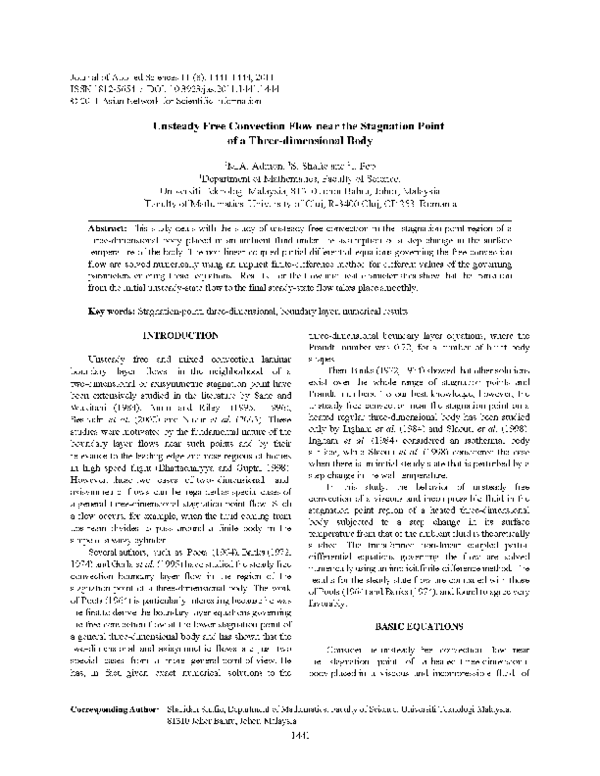 (PDF) Unsteady free convection flow near the stagnation point of a ...