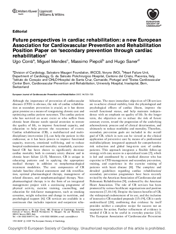 Cardiac rehab essay picture