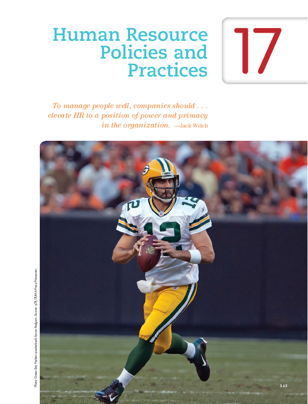 (PDF) Chapter 17. Human Resource Policies and Practice