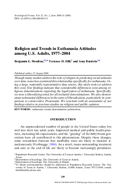 Essays euthanasia sociological 05 image