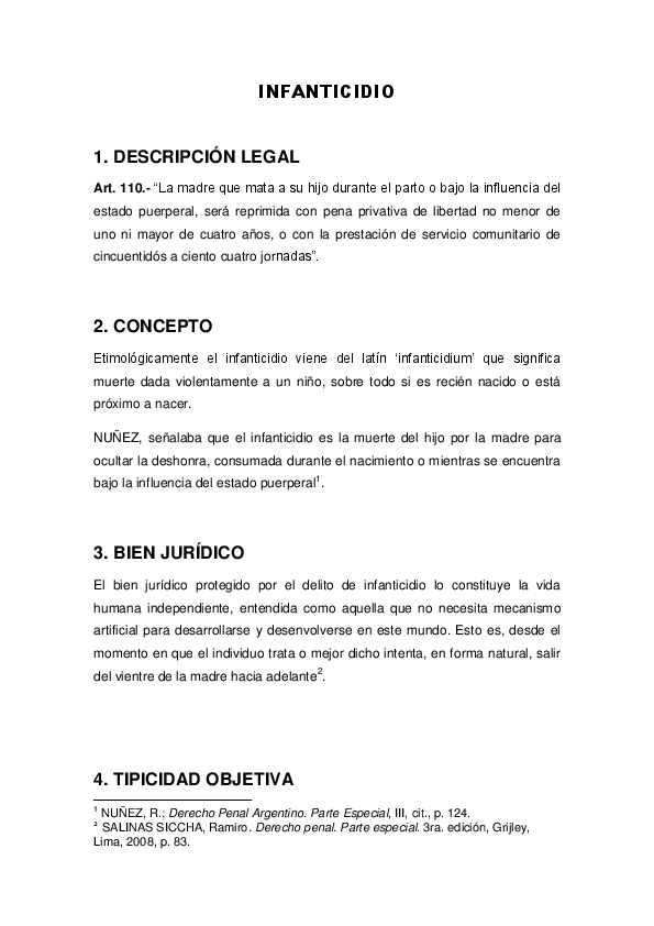 (DOC) INFANTICIDIO