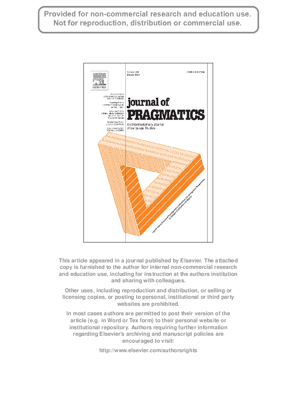 (PDF) Prosody, priming and particular constructions The patterning of