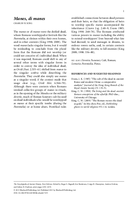 (PDF) Manes