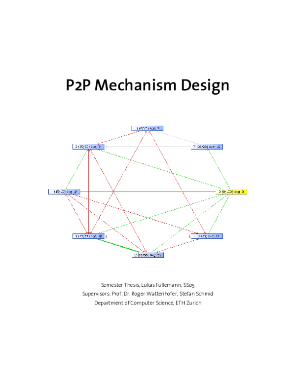 (PDF) P2P Mechanism Design