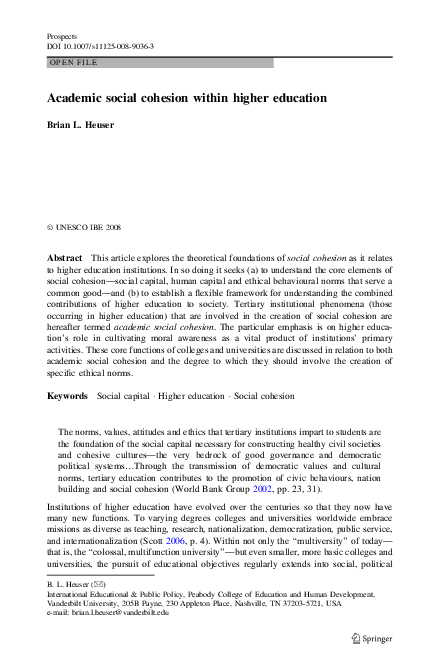 Importance of social cohesion image