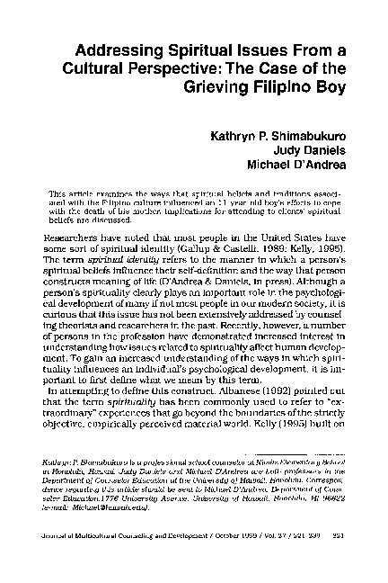 Grief and bereavement case studies picture