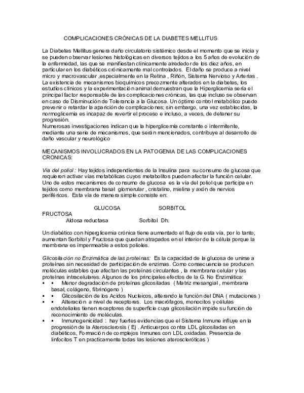 vías de patogénesis de diabetes tipo 1
