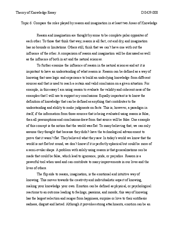 Imagination is more important than knowledge essay picture