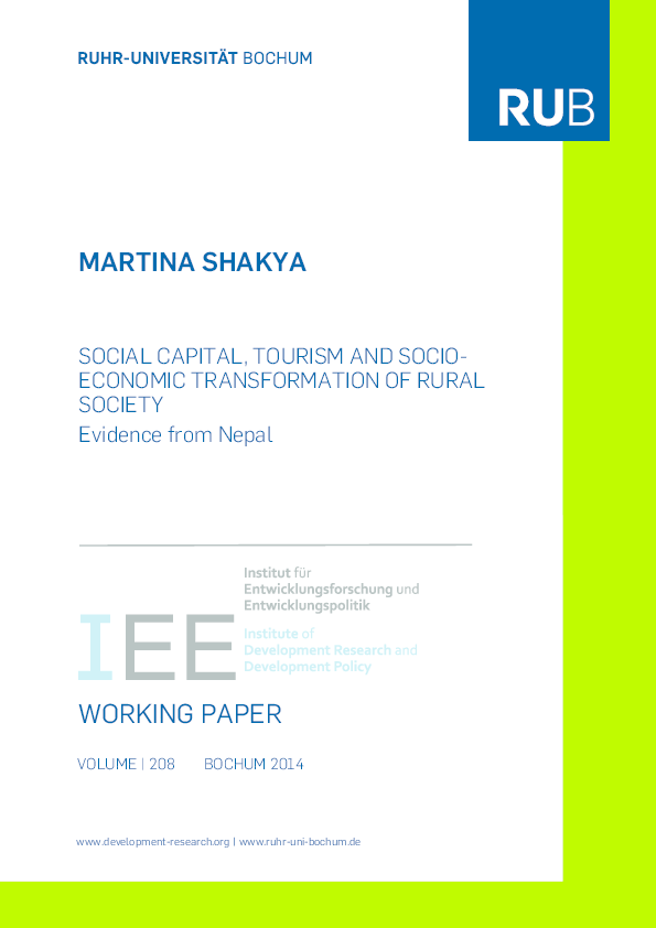 (PDF) Social Capital, Tourism and Socio-Economic Transformation of ...