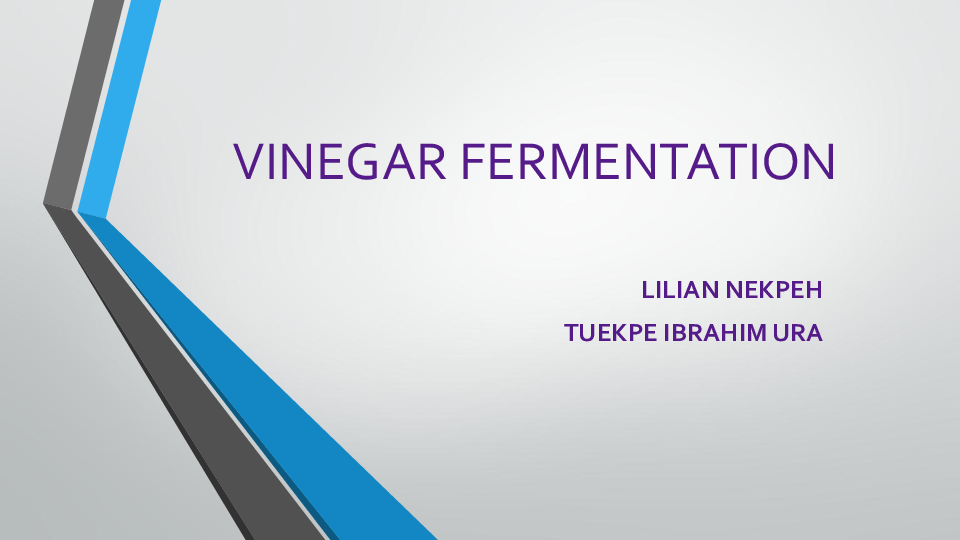 (PPT) VINEGAR FERMENTATION lilian Academia.edu
