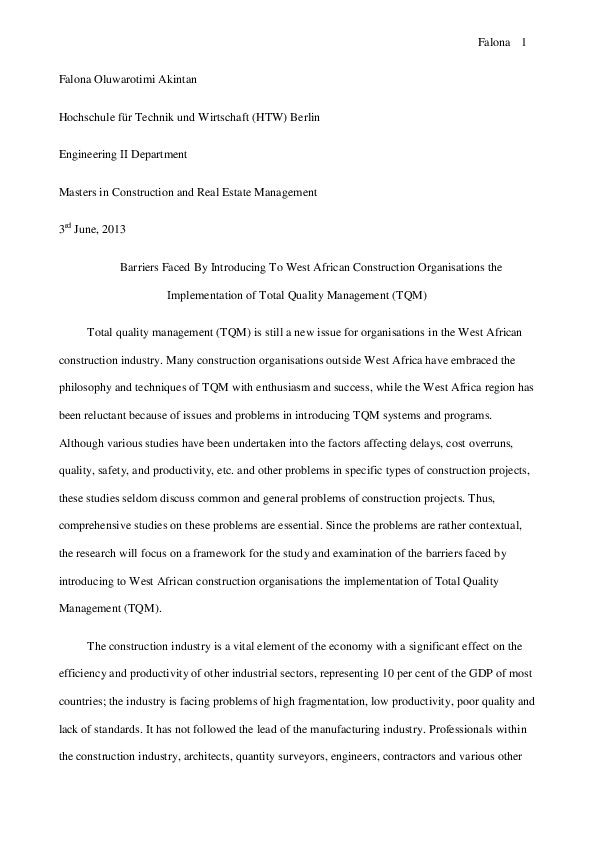 Conclusion of total quality management image