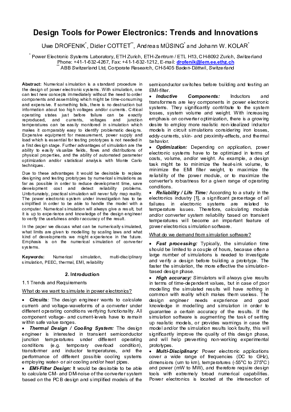 (PDF) POWER ELECTRONICS Converters, Applications, and Design THIRD