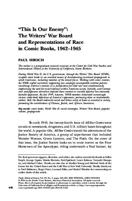 Racing the enemy thesis picture