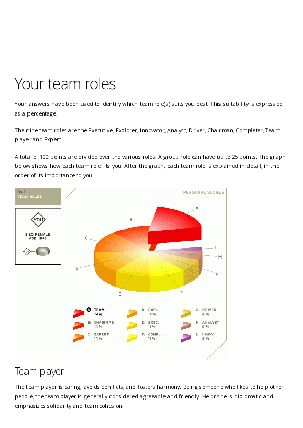 (PDF) Your team roles