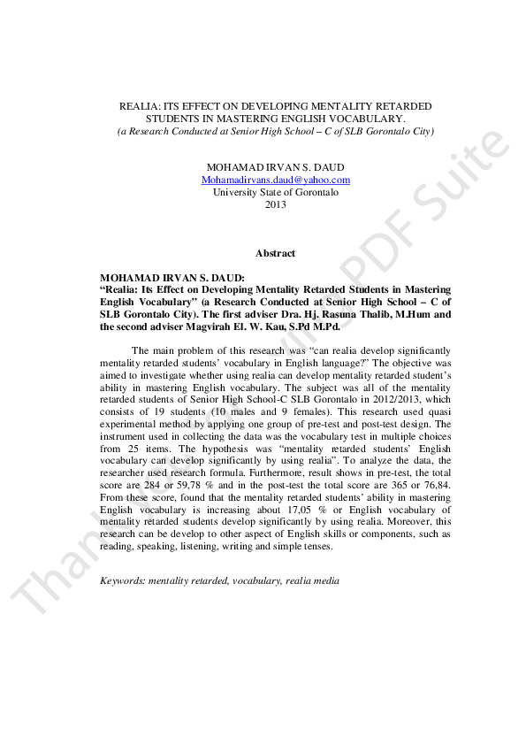 Visuals and realia picture