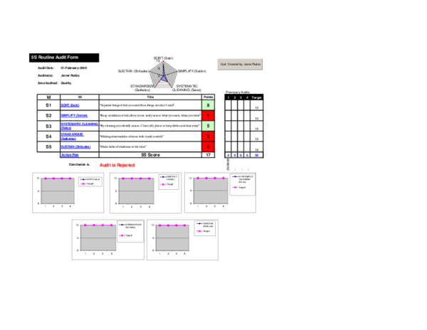 (XLS) Example form 5S audit | Heri Sutikno - Academia.edu