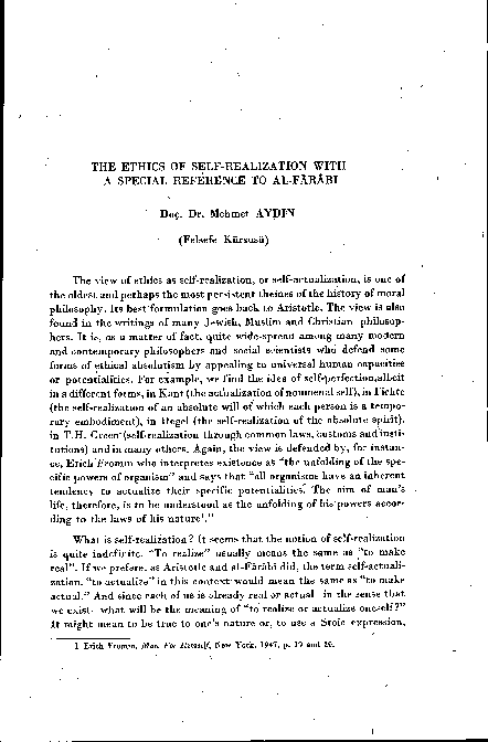 Essay about self realization image