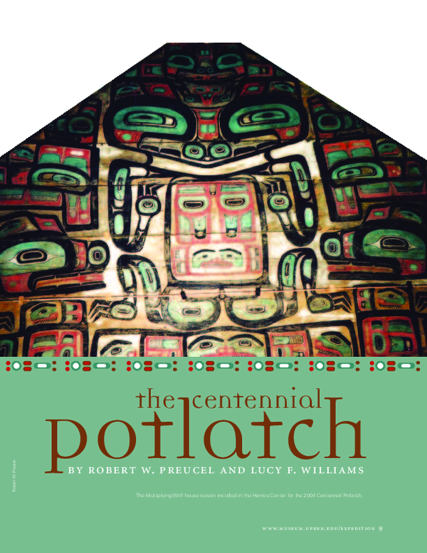(PDF) The Centennial Potlatch