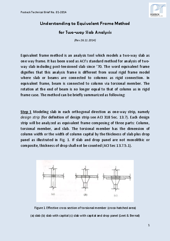 (PDF) Understanding to Equivalent Frame Method Adisorn Owatsiriwong
