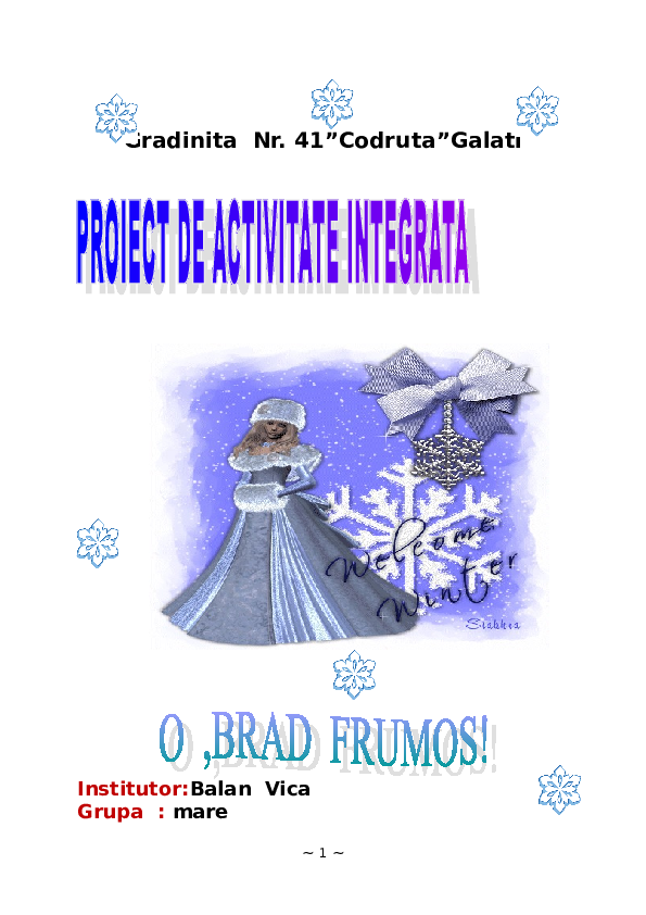 (DOC) Proiectvicaiarna2009 | Cosmina Puzdre - Academia.edu